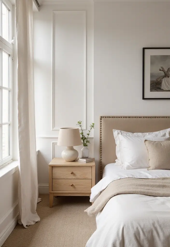 25 Bedroom Decor Ideas with Light Wood Furniture and Neutral Tones 2 25 Bedroom Decor Ideas with Light Wood Furniture and Neutral Tones - 2. Neutral Tone Walls