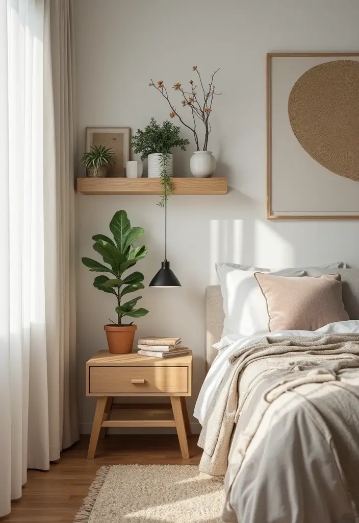 25 Bedroom Decor Ideas with Light Wood Furniture and Neutral Tones 10 25 Bedroom Decor Ideas with Light Wood Furniture and Neutral Tones - 4. Light Wood Accents