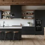 25 Black White and Wood Kitchen Decor Ideas for a Clean Look