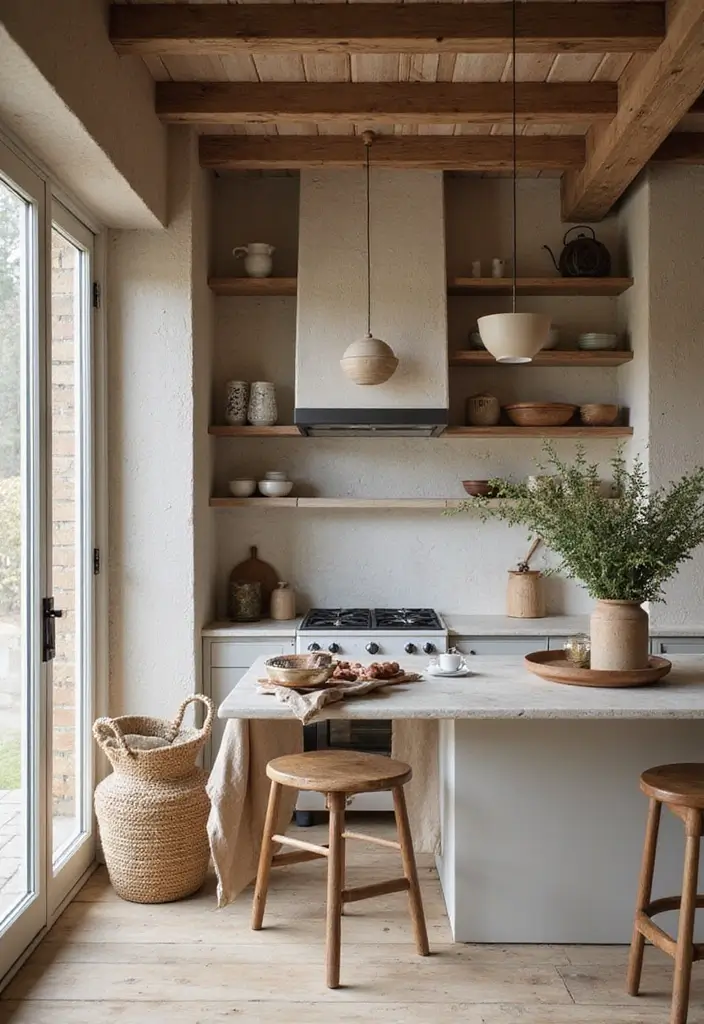 25 Black White and Wood Kitchen Decor Ideas for a Clean Look 81 25 Black White and Wood Kitchen Decor Ideas for a Clean Look - 25. Timeless Mixing of Textures