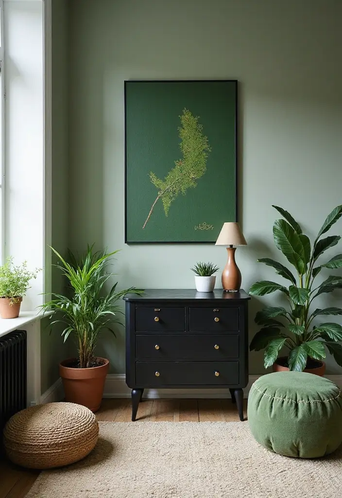 25 Black Wood and Green Decor Ideas for Earthy Modern Homes 33 25 Black Wood and Green Decor Ideas for Earthy Modern Homes - 17. Black Wood and Green Decor for Kids’ Rooms