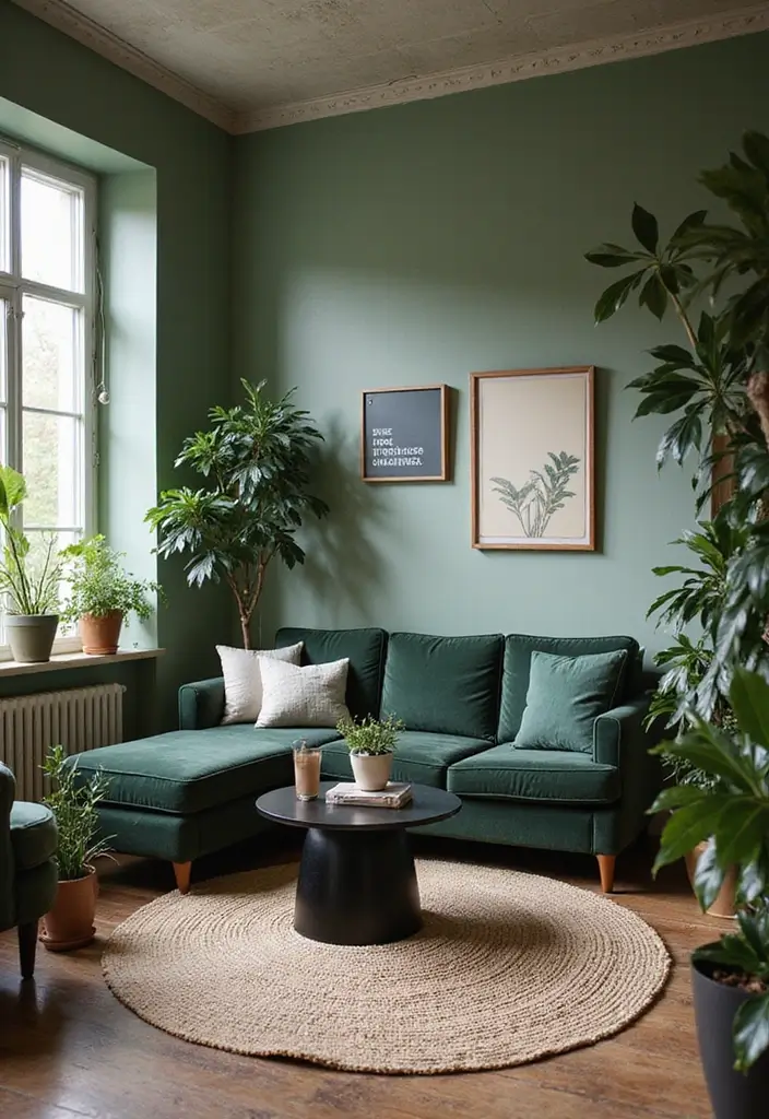 25 Black Wood and Green Decor Ideas for Earthy Modern Homes 53 25 Black Wood and Green Decor Ideas for Earthy Modern Homes - 23. Black Wood and Green Decor for Sustainable Living