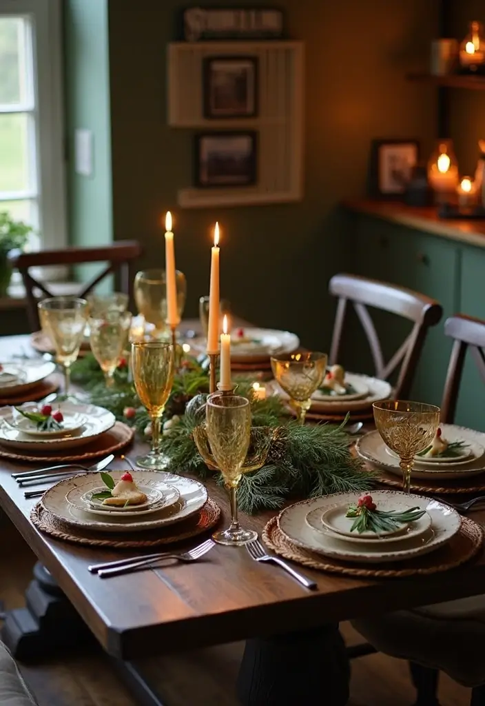 25 Black Wood and Green Decor Ideas for Earthy Modern Homes 60 25 Black Wood and Green Decor Ideas for Earthy Modern Homes - 24. Black Wood and Green Decor for Seasonal Tablescapes