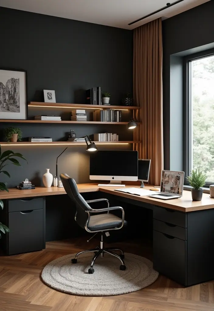25 Black and Wood Office Decor Ideas That Boost Productivity 74 25 Black and Wood Office Decor Ideas That Boost Productivity - Conclusion