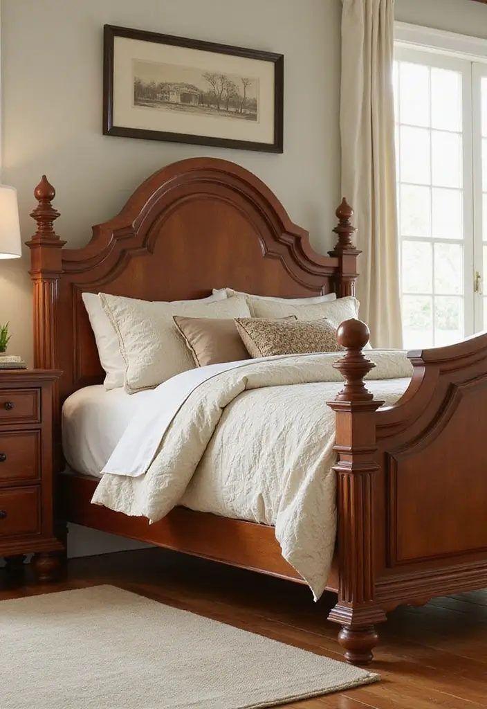 25 Cherry Wood Bedroom Furniture Decor Ideas for a Classic Look 1 25 Cherry Wood Bedroom Furniture Decor Ideas for a Classic Look - 1. Classic Cherry Wood Bed Frame