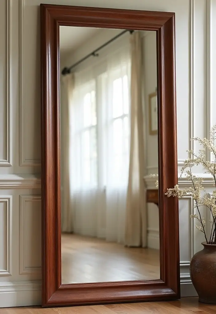 25 Cherry Wood Bedroom Furniture Decor Ideas for a Classic Look 62 25 Cherry Wood Bedroom Furniture Decor Ideas for a Classic Look - 10. Cherry Wood Mirror