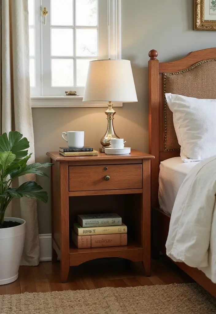 25 Cherry Wood Bedroom Furniture Decor Ideas for a Classic Look 95 25 Cherry Wood Bedroom Furniture Decor Ideas for a Classic Look - 19. Cherry Wood Bedside Caddy