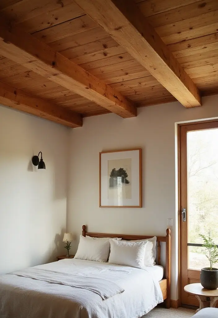25 Cherry Wood Bedroom Furniture Decor Ideas for a Classic Look 98 25 Cherry Wood Bedroom Furniture Decor Ideas for a Classic Look - 22. Cherry Wood Ceiling Beams