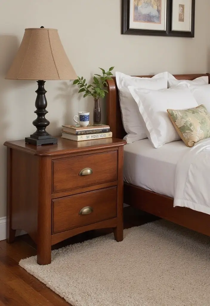 25 Cherry Wood Bedroom Furniture Decor Ideas for a Classic Look 15 25 Cherry Wood Bedroom Furniture Decor Ideas for a Classic Look - 3. Cherry Wood Nightstands