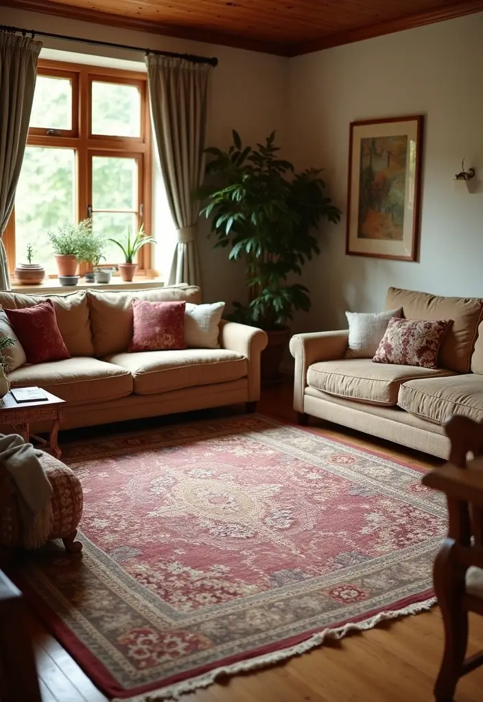 25 Cherry Wood Living Room Decor Ideas That Add Rich Warmth 33 25 Cherry Wood Living Room Decor Ideas That Add Rich Warmth - 17. Cherry Wood Rugs for Texture