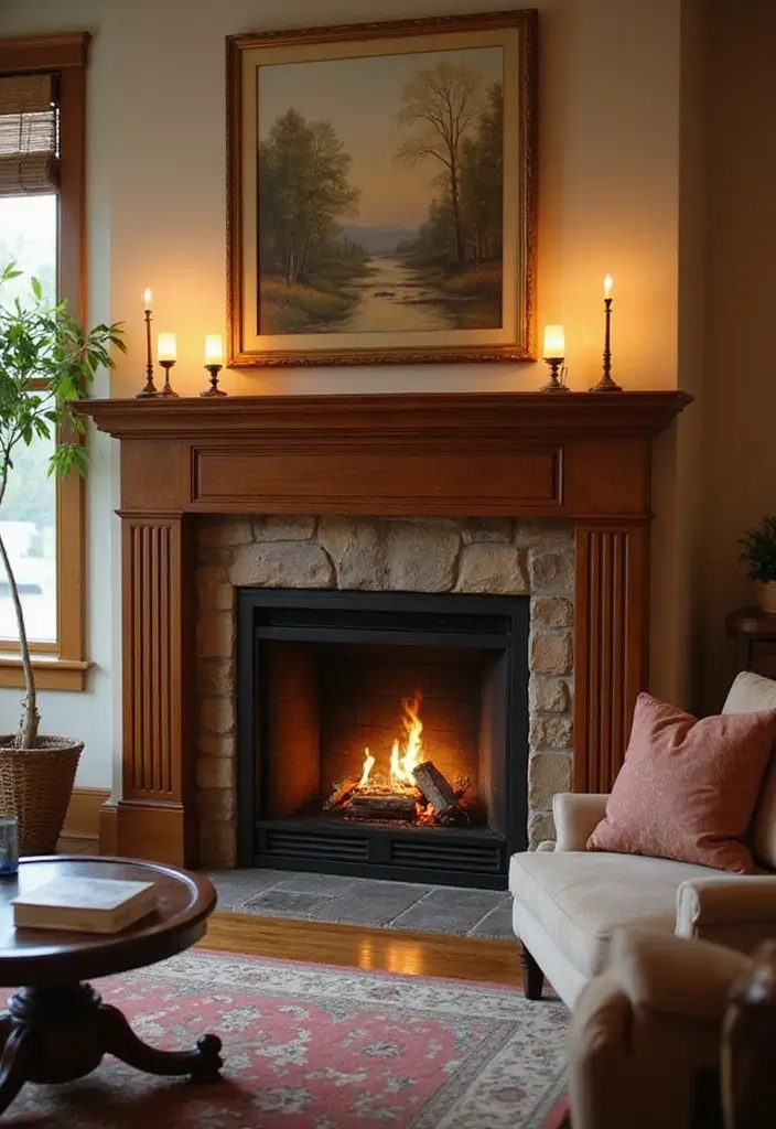 25 Cherry Wood Living Room Decor Ideas That Add Rich Warmth 38 25 Cherry Wood Living Room Decor Ideas That Add Rich Warmth - 20. Cherry Wood Fireplace Surround