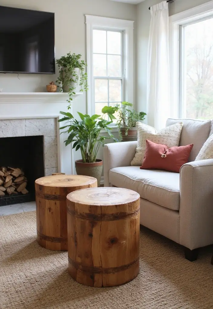 25 Cherry Wood Living Room Decor Ideas That Add Rich Warmth 45 25 Cherry Wood Living Room Decor Ideas That Add Rich Warmth - 21. Cherry Wood Garden Stool