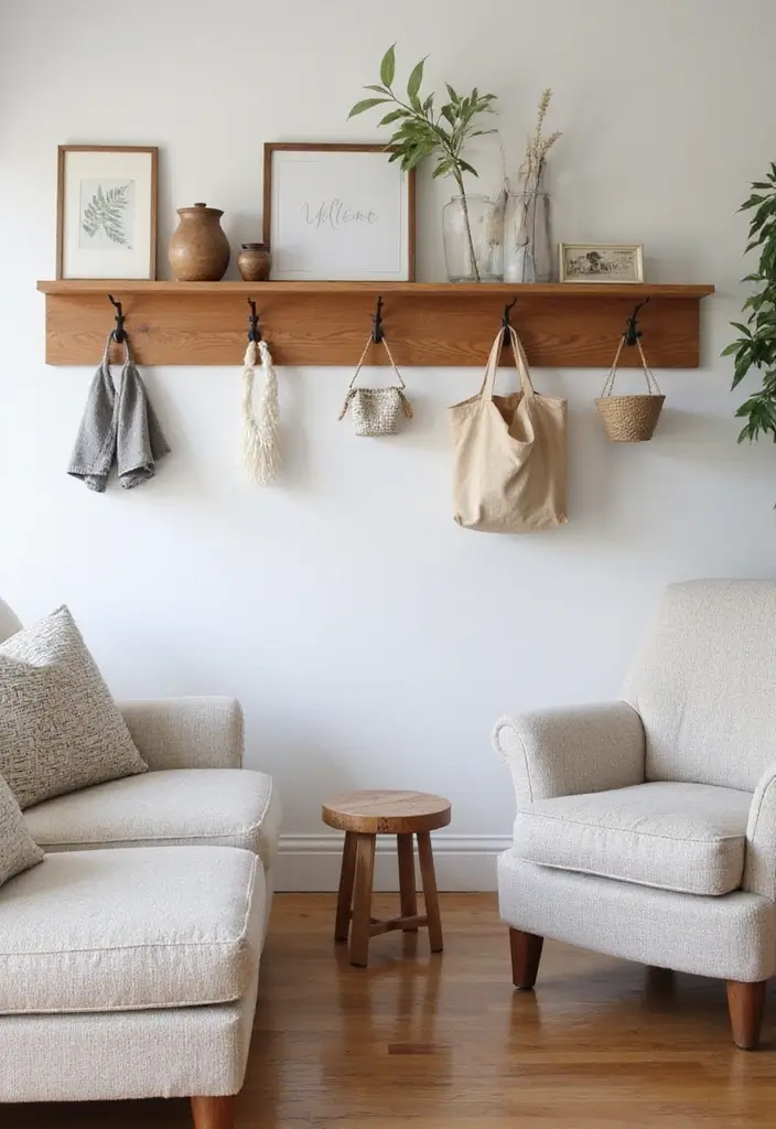 25 Cherry Wood Living Room Decor Ideas That Add Rich Warmth 52 25 Cherry Wood Living Room Decor Ideas That Add Rich Warmth - 22. Cherry Wood Wall Hooks