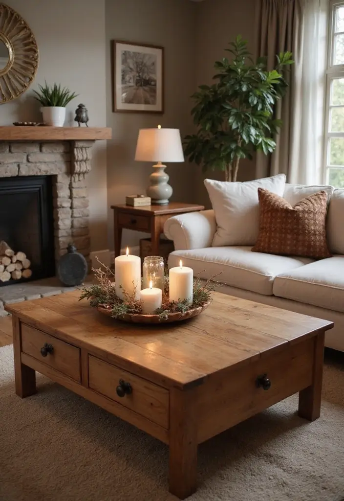25 Cherry Wood Living Room Decor Ideas That Add Rich Warmth 59 25 Cherry Wood Living Room Decor Ideas That Add Rich Warmth - 25. Cherry Wood Centerpiece for Tables