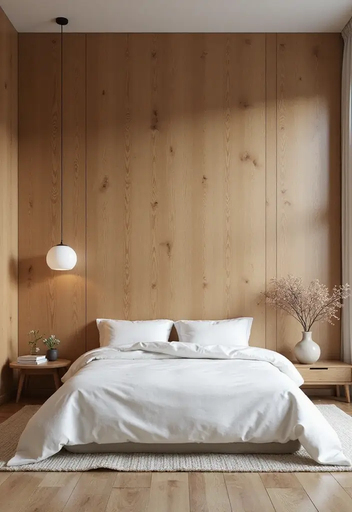 25 Creative Wood Wall Design Ideas for Modern Interiors 41 25 Creative Wood Wall Design Ideas for Modern Interiors - 17. Minimalist Wood Wall Designs