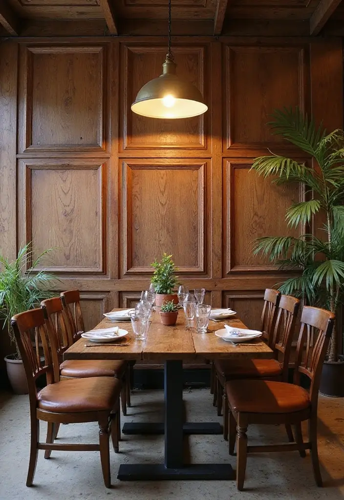 25 Creative Wood Wall Design Ideas for Modern Interiors 46 25 Creative Wood Wall Design Ideas for Modern Interiors - 18. Wood Wall Panels with Historical Touch