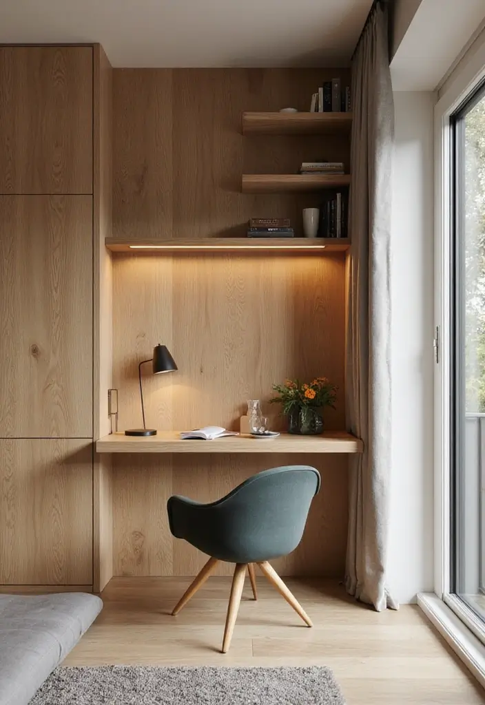 25 Creative Wood Wall Design Ideas for Modern Interiors 70 25 Creative Wood Wall Design Ideas for Modern Interiors - 24. Multi-Functional Wood Walls