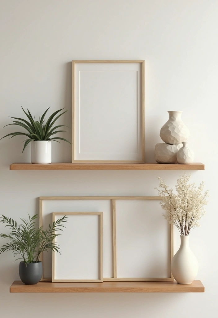 25 Dining Room Shelf Decor Ideas with Wooden Accents 30 25 Dining Room Shelf Decor Ideas with Wooden Accents - 12. Wall Art Integration