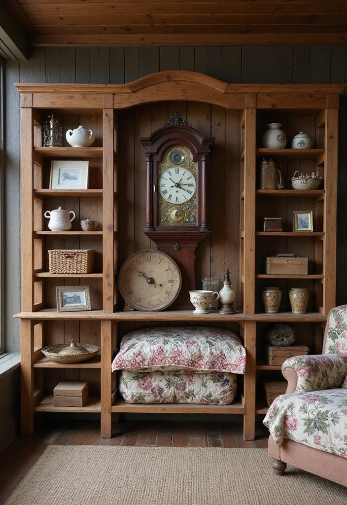 25 Dining Room Shelf Decor Ideas with Wooden Accents 47 25 Dining Room Shelf Decor Ideas with Wooden Accents - 21. Family Heirlooms