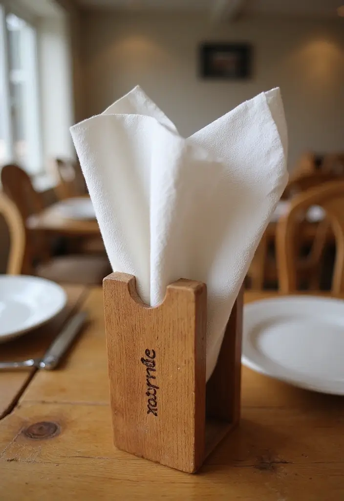 25 Easy DIY Home Decor Wood Project Ideas for Beginners 40 25 Easy DIY Home Decor Wood Project Ideas for Beginners - 18. Wooden Napkin Holder