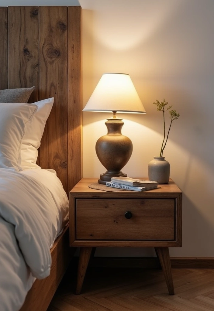 25 Easy DIY Home Decor Wood Project Ideas for Beginners 51 25 Easy DIY Home Decor Wood Project Ideas for Beginners - 23. Wooden Bedside Table