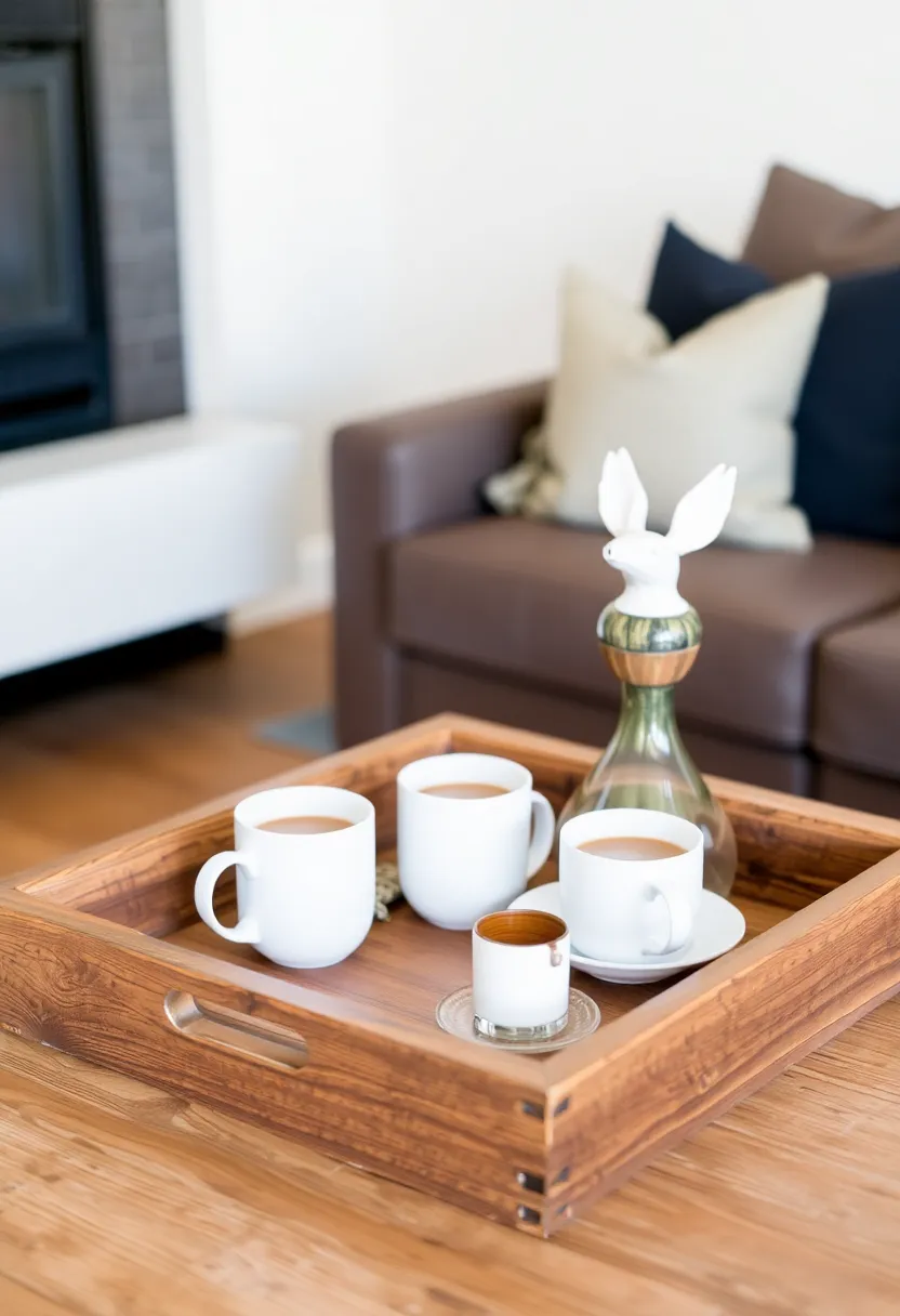 25 Easy DIY Home Decor Wood Project Ideas for Beginners 65 25 Easy DIY Home Decor Wood Project Ideas for Beginners - 25. Rustic Tray for Coffee Table