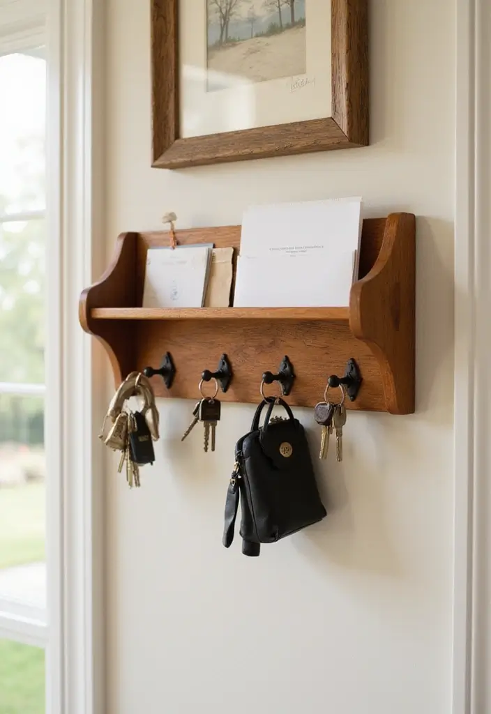 25 Easy DIY Home Decor Wood Project Ideas for Beginners 12 25 Easy DIY Home Decor Wood Project Ideas for Beginners - 6. Wooden Key Holder