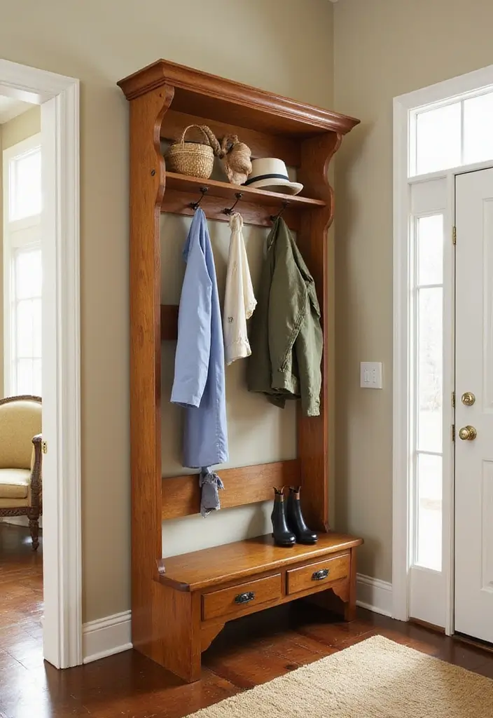 25 Easy DIY Home Decor Wood Project Ideas for Beginners 14 25 Easy DIY Home Decor Wood Project Ideas for Beginners - 8. Wooden Coat Rack