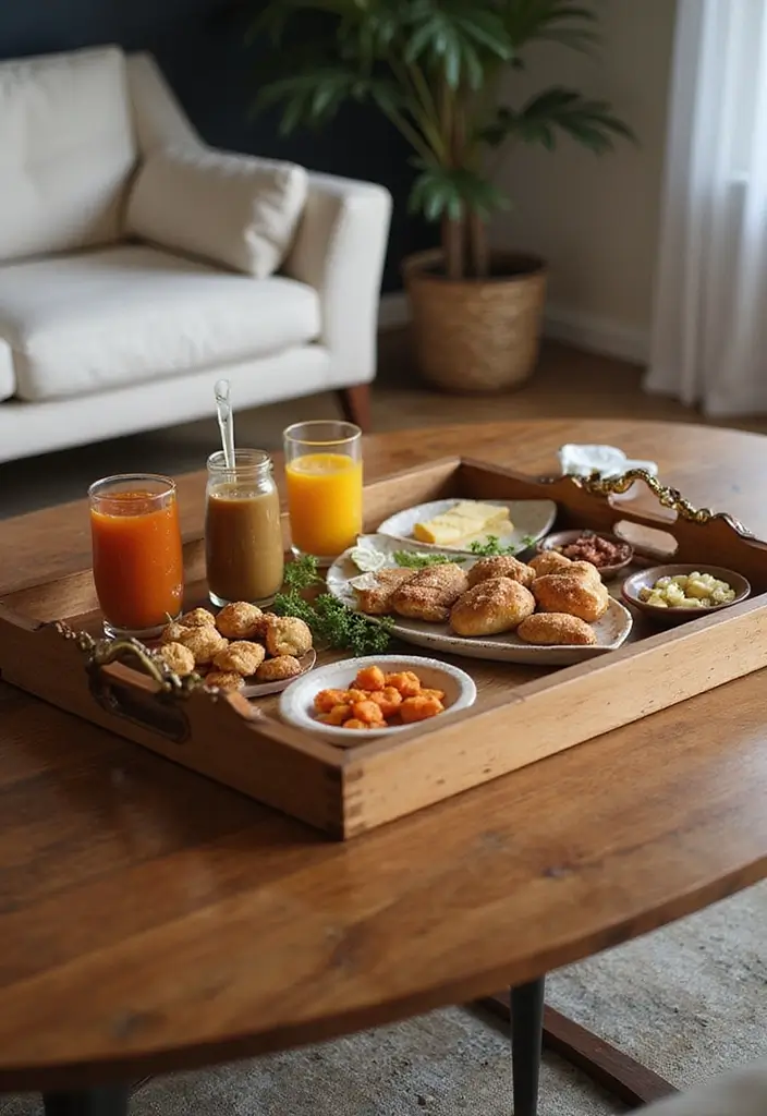 25 Easy DIY Home Decor Wood Project Ideas for Beginners 15 25 Easy DIY Home Decor Wood Project Ideas for Beginners - 9. Wooden Serving Tray