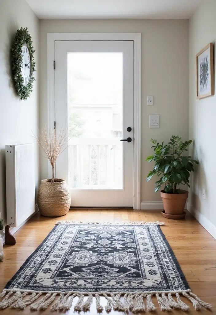 25 Natural Wood Black and White Decor Ideas for Modern Homes 60 25 Natural Wood Black and White Decor Ideas for Modern Homes - 20. Black and White Throw Rugs