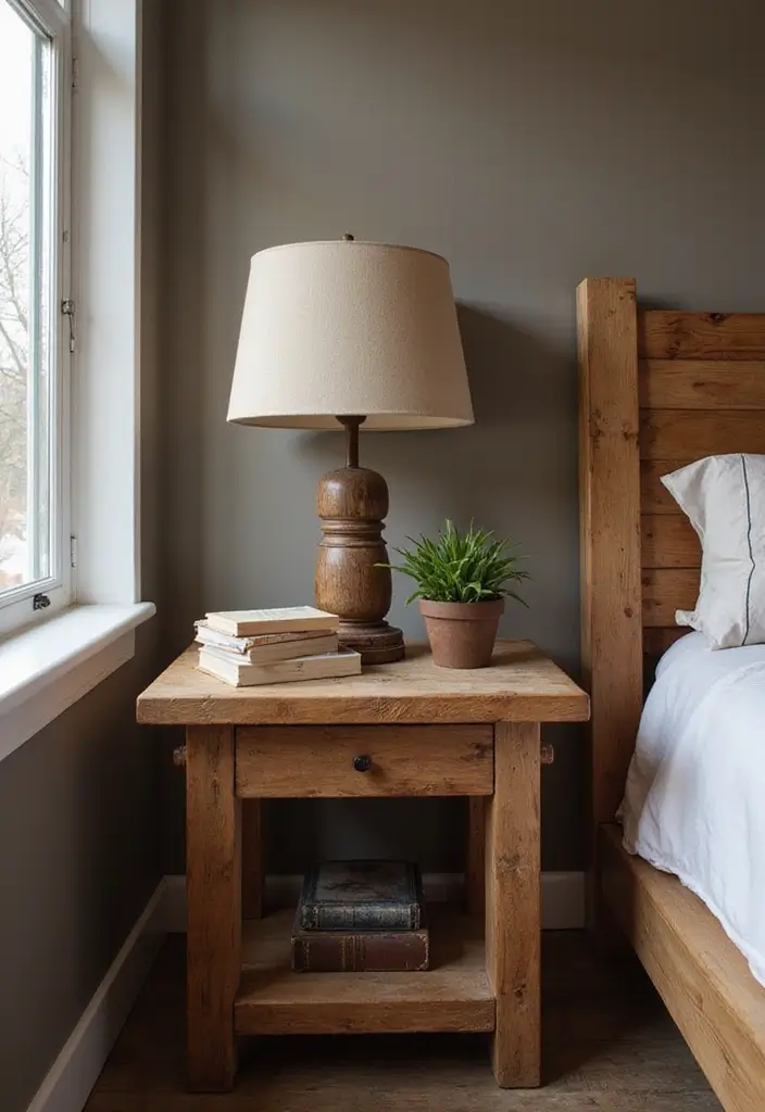 25 Simple DIY Wood Projects for Chic and Affordable Home Decor 82 25 Simple DIY Wood Projects for Chic and Affordable Home Decor - 18. Wooden Bedside Table