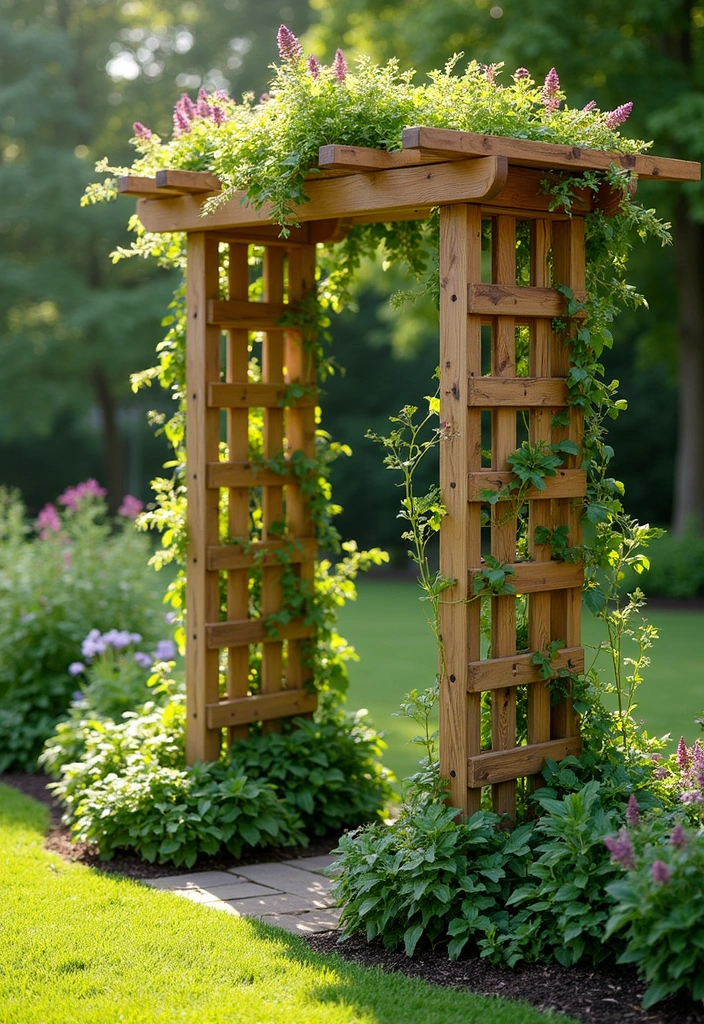 25 Simple DIY Wood Projects for Chic and Affordable Home Decor 89 25 Simple DIY Wood Projects for Chic and Affordable Home Decor - 19. Wooden Garden Trellis