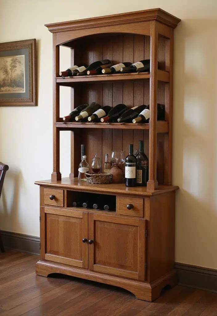 25 Simple DIY Wood Projects for Chic and Affordable Home Decor 106 25 Simple DIY Wood Projects for Chic and Affordable Home Decor - 24. Wooden Wine Rack