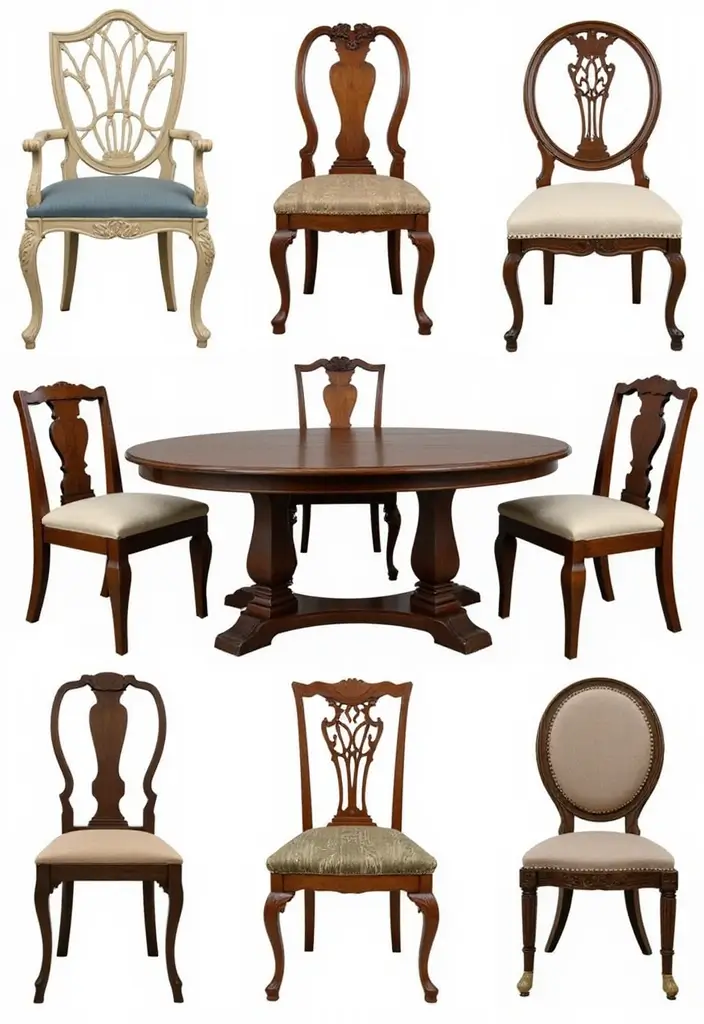 25 Traditional Dining Room Decor Ideas with Dark Wood Accents 32 25 Traditional Dining Room Decor Ideas with Dark Wood Accents - 10. Customizable Chair Options