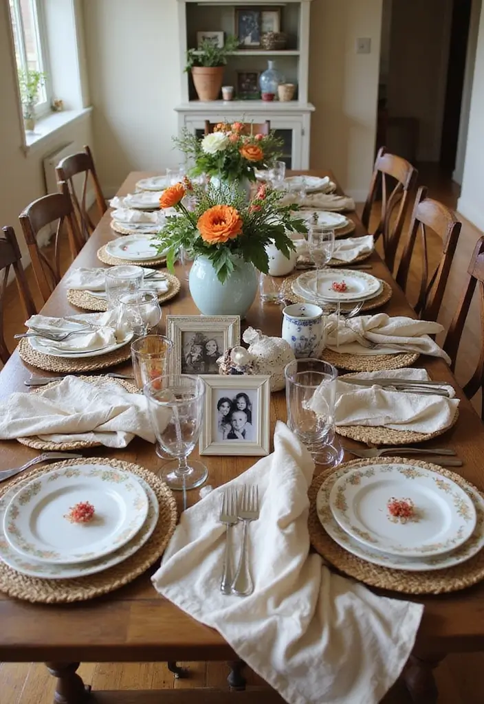 25 Traditional Dining Room Decor Ideas with Dark Wood Accents 44 25 Traditional Dining Room Decor Ideas with Dark Wood Accents - 16. Personalized Table Decor