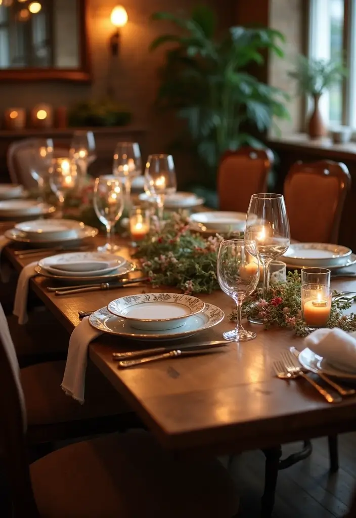 25 Traditional Dining Room Decor Ideas with Dark Wood Accents 14 25 Traditional Dining Room Decor Ideas with Dark Wood Accents - 6. Traditional Table Settings