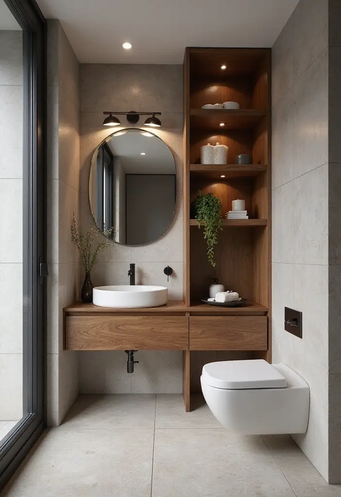 25 Wood Decor Ideas That Bring Natural Beauty to Any Space 45 25 Wood Decor Ideas That Bring Natural Beauty to Any Space - 17. Wooden Bathroom Accents