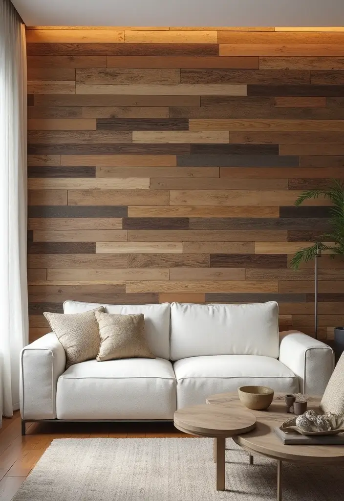 25 Wood Decor Ideas That Bring Natural Beauty to Any Space 2 25 Wood Decor Ideas That Bring Natural Beauty to Any Space - 2. Reclaimed Wood Accent Walls