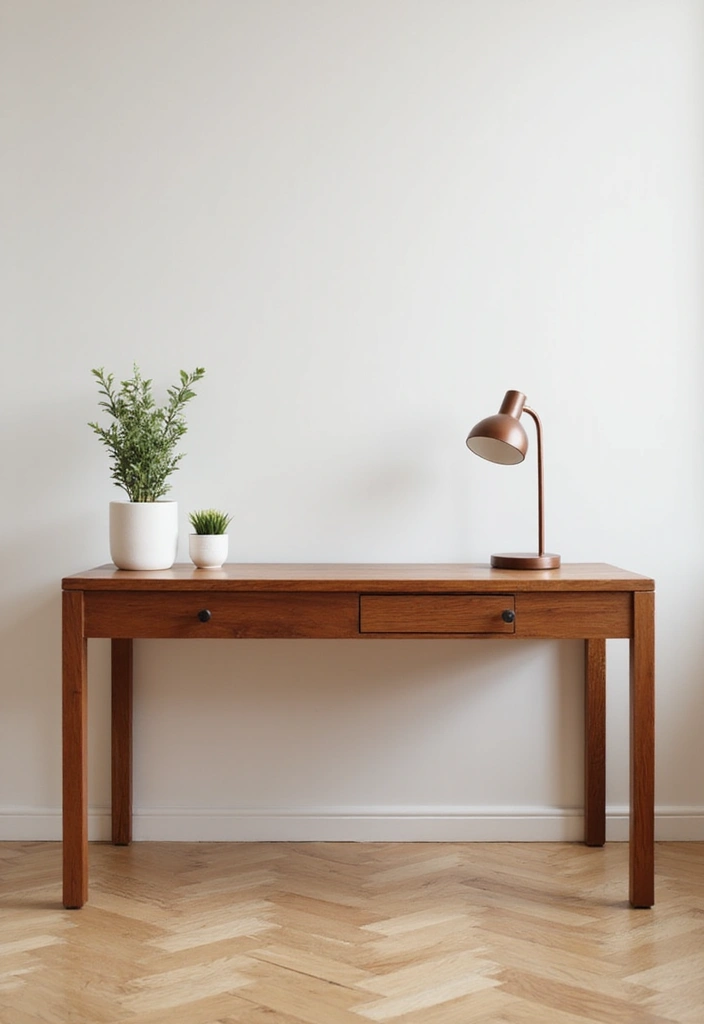 27 Cherry Wood Office Decor Ideas for Warm Workspaces 1 27 Cherry Wood Office Decor Ideas for Warm Workspaces - 1. Cherry Wood Desk with Sleek Lines