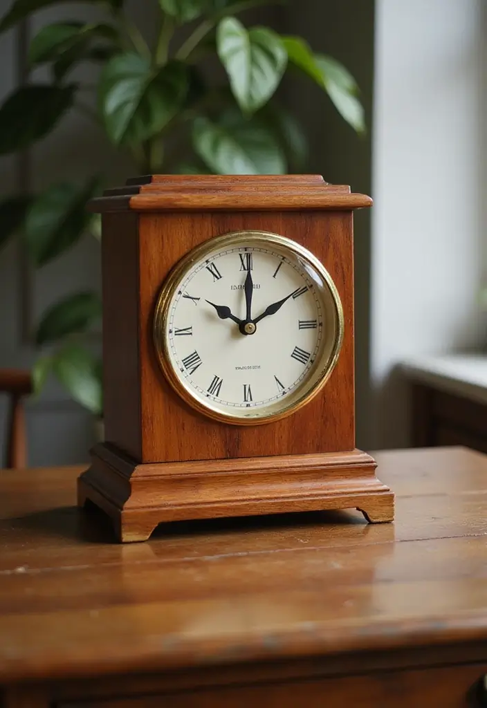 27 Cherry Wood Office Decor Ideas for Warm Workspaces 35 27 Cherry Wood Office Decor Ideas for Warm Workspaces - 15. Cherry Wood Clocks