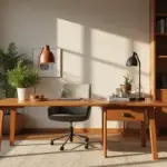 27 Cherry Wood Office Decor Ideas for Warm Workspaces