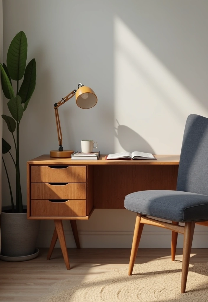 27 Cherry Wood Office Decor Ideas for Warm Workspaces 36 27 Cherry Wood Office Decor Ideas for Warm Workspaces - 16. Cherry Wood Side Tables