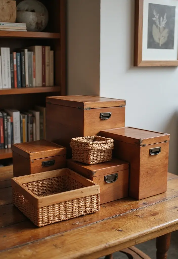 27 Cherry Wood Office Decor Ideas for Warm Workspaces 19 27 Cherry Wood Office Decor Ideas for Warm Workspaces - 9. Cherry Wood Storage Solutions