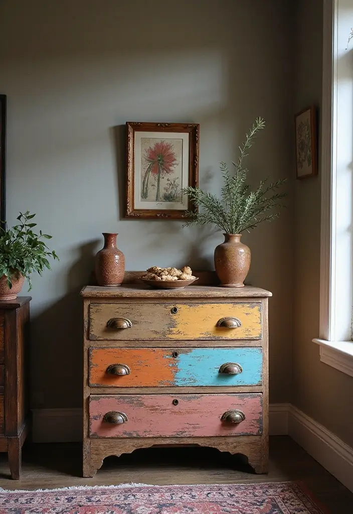 27 Dark Wood Bedroom Furniture Ideas with Boho Charm 42 27 Dark Wood Bedroom Furniture Ideas with Boho Charm - 12. Upcycled Furniture