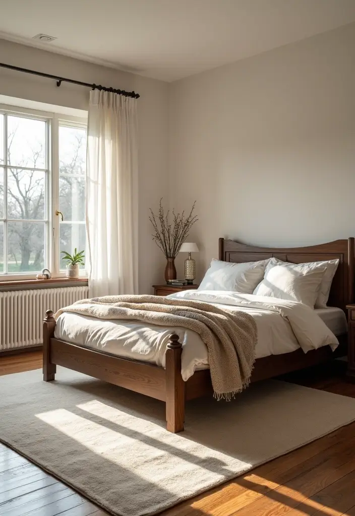 27 Dark Wood and White Decor Ideas for Bright Balanced Interiors 58 27 Dark Wood and White Decor Ideas for Bright Balanced Interiors - 18. Use Area Rugs Wisely