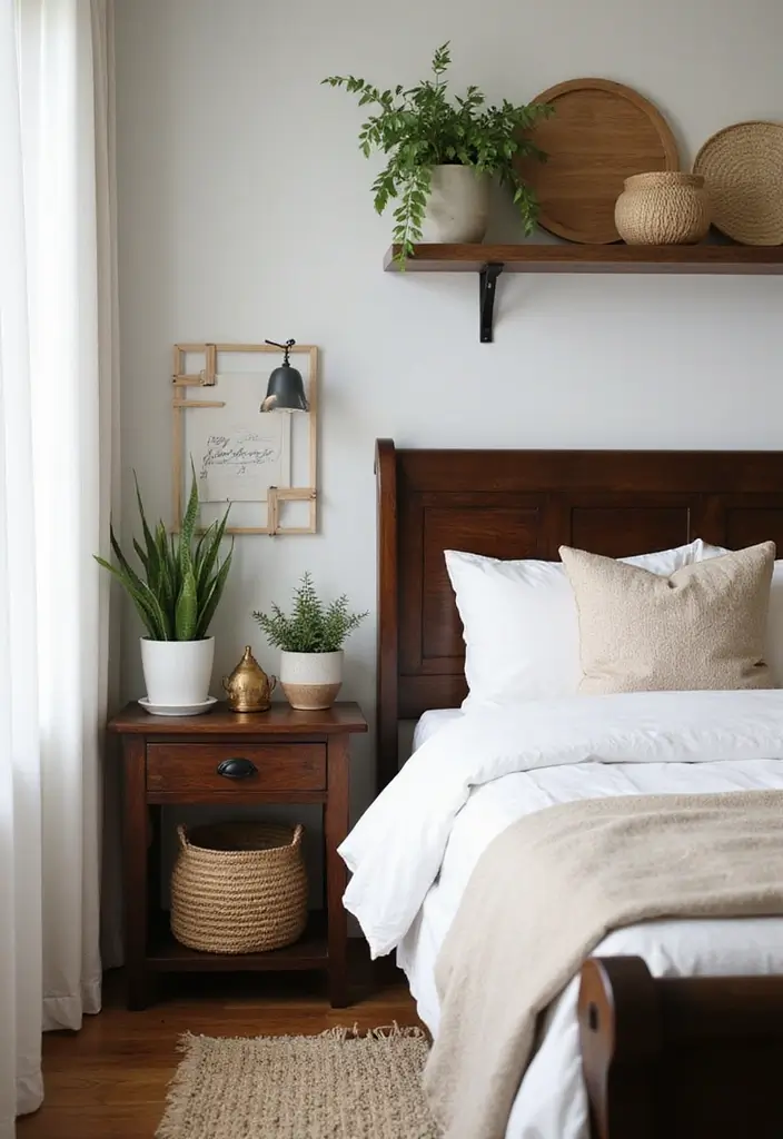 27 Dark Wood and White Decor Ideas for Bright Balanced Interiors 12 27 Dark Wood and White Decor Ideas for Bright Balanced Interiors - 4. Use Natural Elements