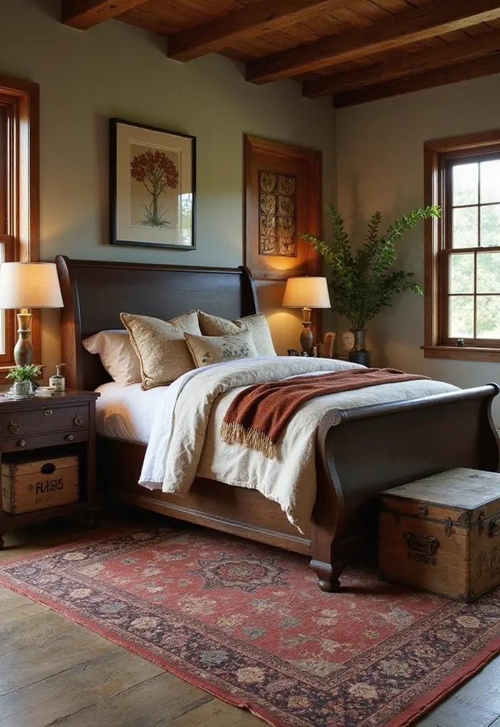 27 Dark Wood and White Decor Ideas for Bright Balanced Interiors 16 27 Dark Wood and White Decor Ideas for Bright Balanced Interiors - 6. Integrate Rustic Decor