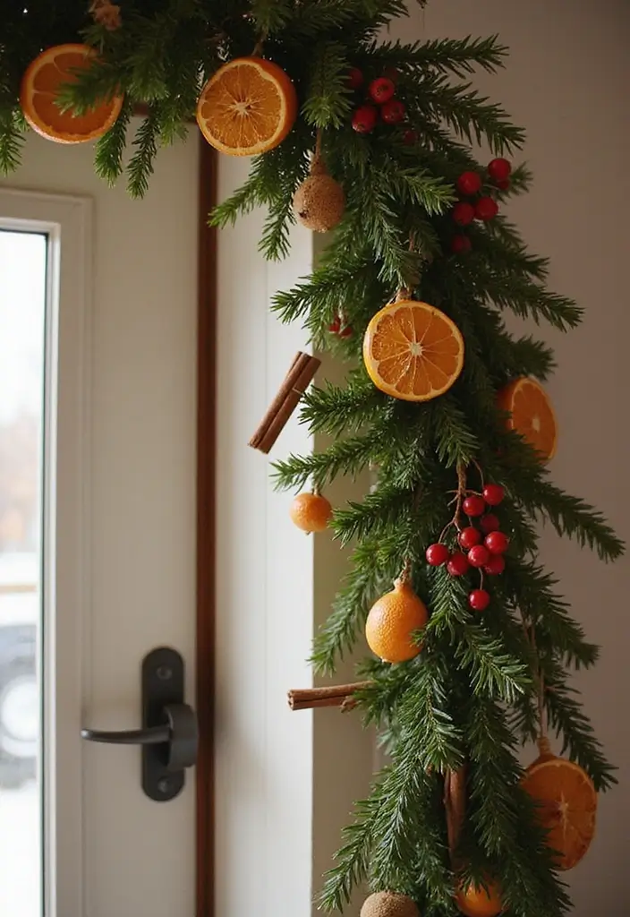 27 Red White and Wood Christmas Decor Ideas for Holiday Warmth 73 27 Red White and Wood Christmas Decor Ideas for Holiday Warmth - 13. DIY Holiday Garland