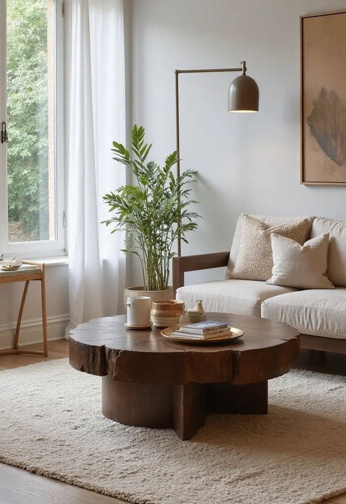 28 Dark Wood Living Room Decor Ideas That Feel Inviting - 2. Dark Wood Furniture Statement Pieces