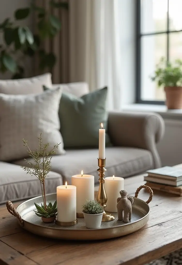 28 Silver and Wood Living Room Decor Ideas for Elegant Contrast 39 28 Silver and Wood Living Room Decor Ideas for Elegant Contrast - 11. Silver Decorative Trays on Wooden Furniture